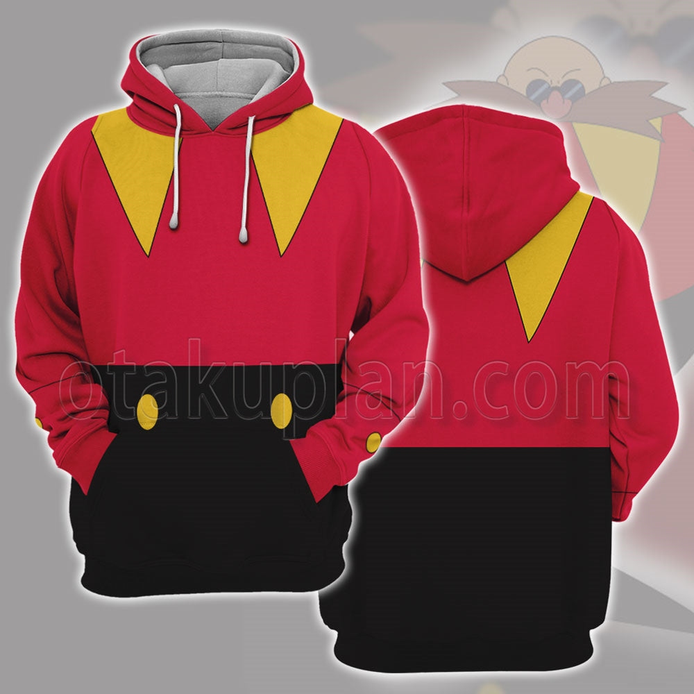 The Hedgehog Ova Dr Eggman Cosplay Hoodie