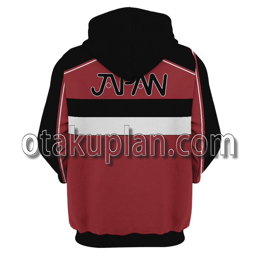 The Prince of Tennis 2 Houou Byodoin Ryoga Echizen Red Cosplay Hoodie