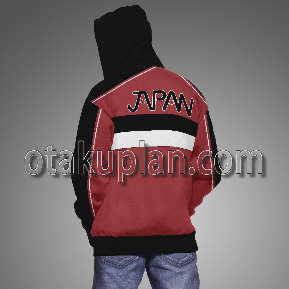 The Prince of Tennis 2 Houou Byodoin Ryoga Echizen Red Cosplay Hoodie