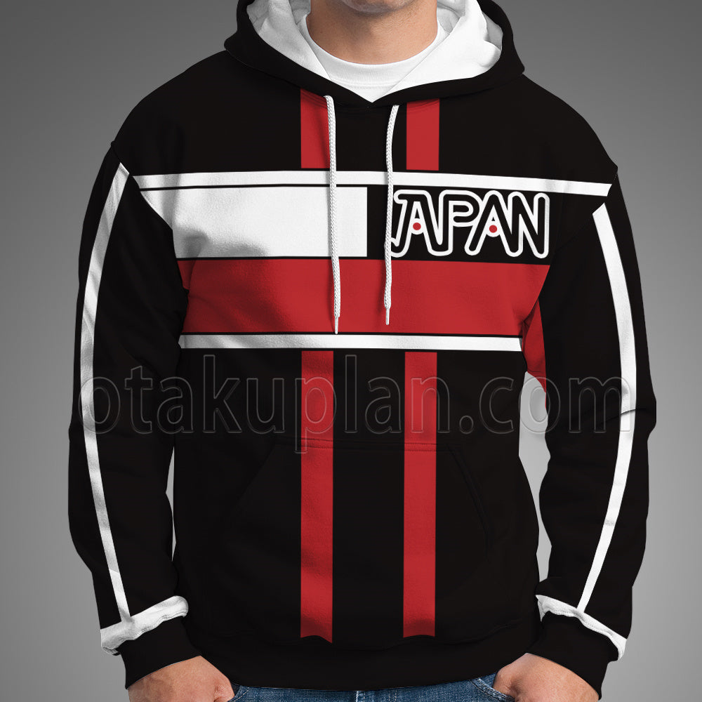 The Prince Of Tennis 2 Ryoma Echizen Black And Red Cosplay Hoodie