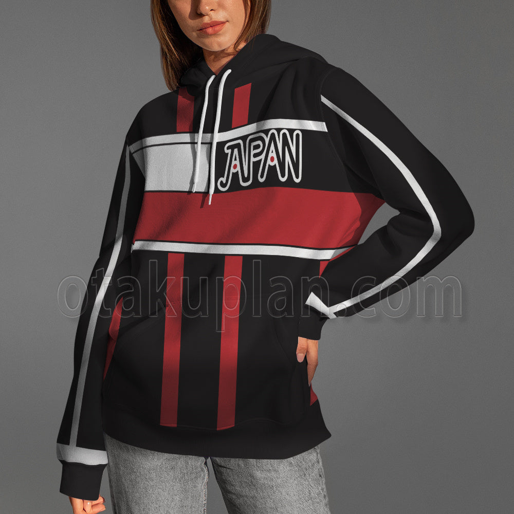 The Prince Of Tennis 2 Ryoma Echizen Black And Red Cosplay Hoodie