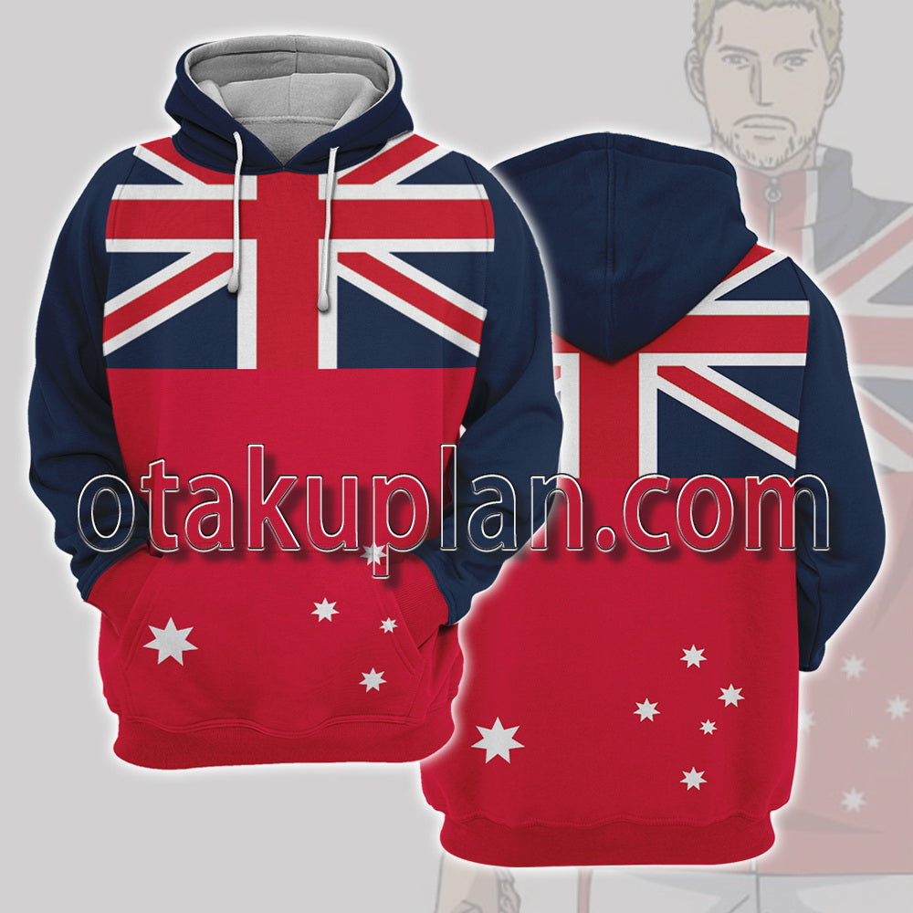 The Prince Of Tennis II U-17 World Cup Anime for Australian Team Cosplay Hoodie