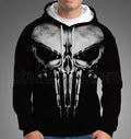 The Punisher Skull Long Sleeves Cosplay Hoodie