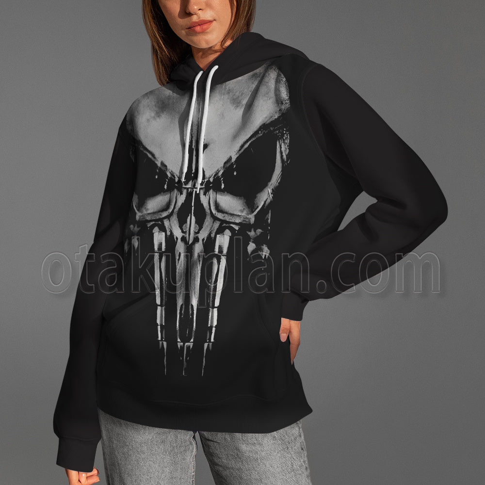 The Punisher Skull Long Sleeves Cosplay Hoodie