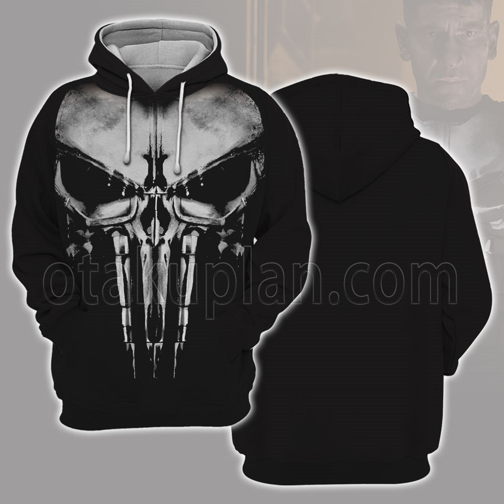 The Punisher Skull Long Sleeves Cosplay Hoodie