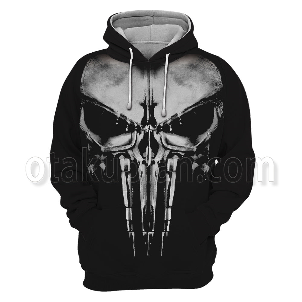 The Punisher Skull Long Sleeves Cosplay Hoodie