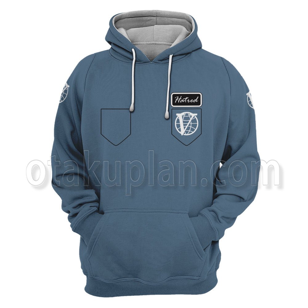 The Venture Bros Blue Custom Name Cosplay Hoodie