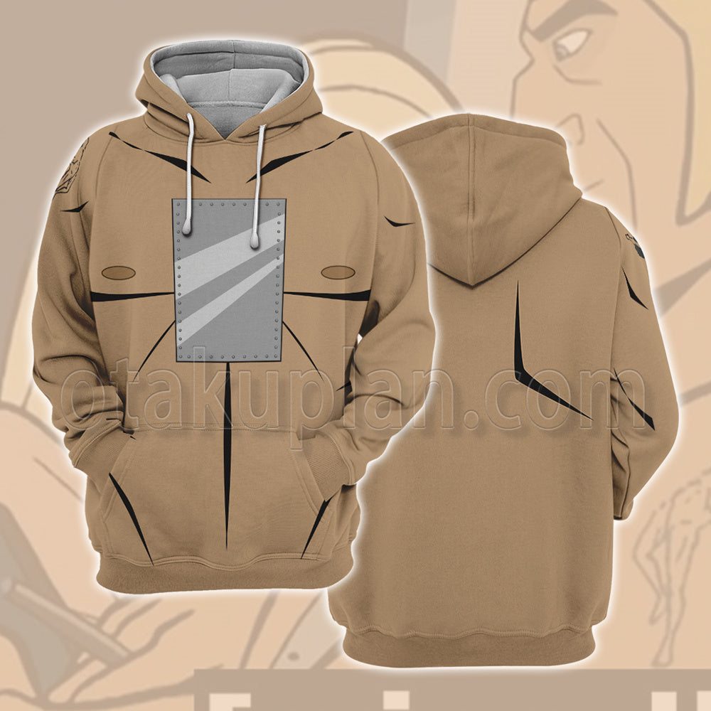 The Venture Bros Brock Samson Chest Iron Plate Cosplay Hoodie