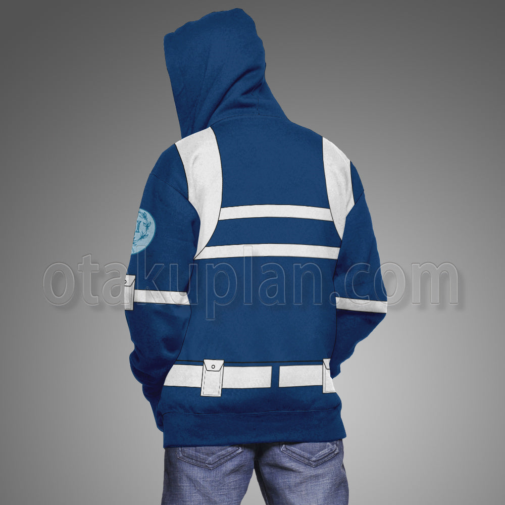 The Venture Bros Brock Samson Osi Blue Battle Suit Cosplay Hoodie