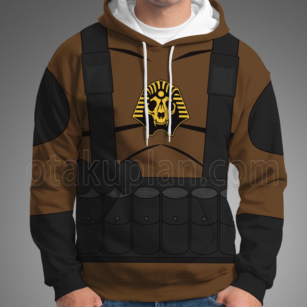 The Venture Bros Brock Samson Sphinx Battle Suit Cosplay Hoodie