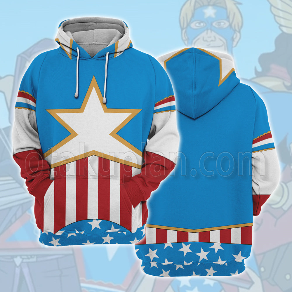 The Venture Bros Cal Stars And Garters Combat Uniform Cosplay Hoodie