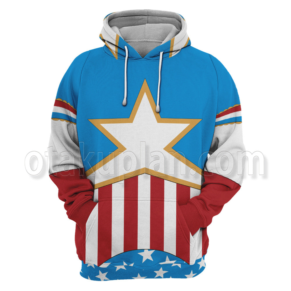 The Venture Bros Cal Stars And Garters Combat Uniform Cosplay Hoodie