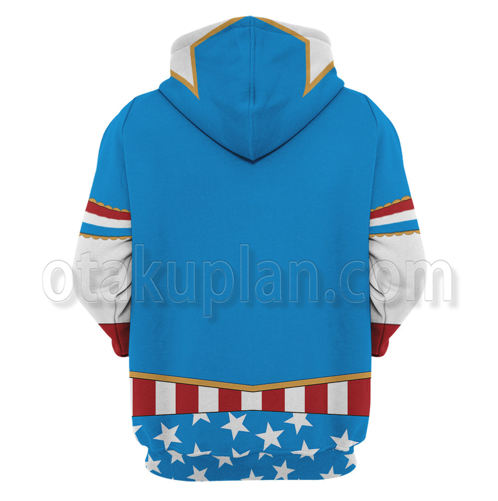 The Venture Bros Cal Stars And Garters Combat Uniform Cosplay Hoodie