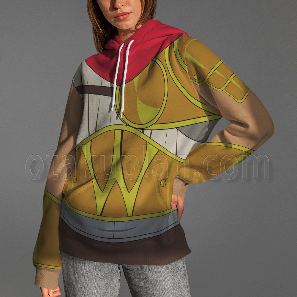 The Venture Bros Cal Warriana Combat Armor Cosplay Hoodie