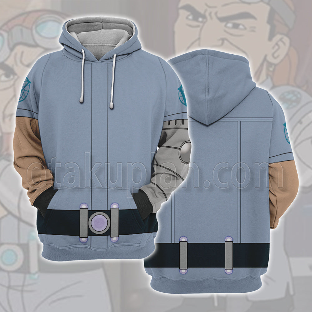 The Venture Bros Dr Jonas Venture Jr Prosthetic Limb Cosplay Hoodie