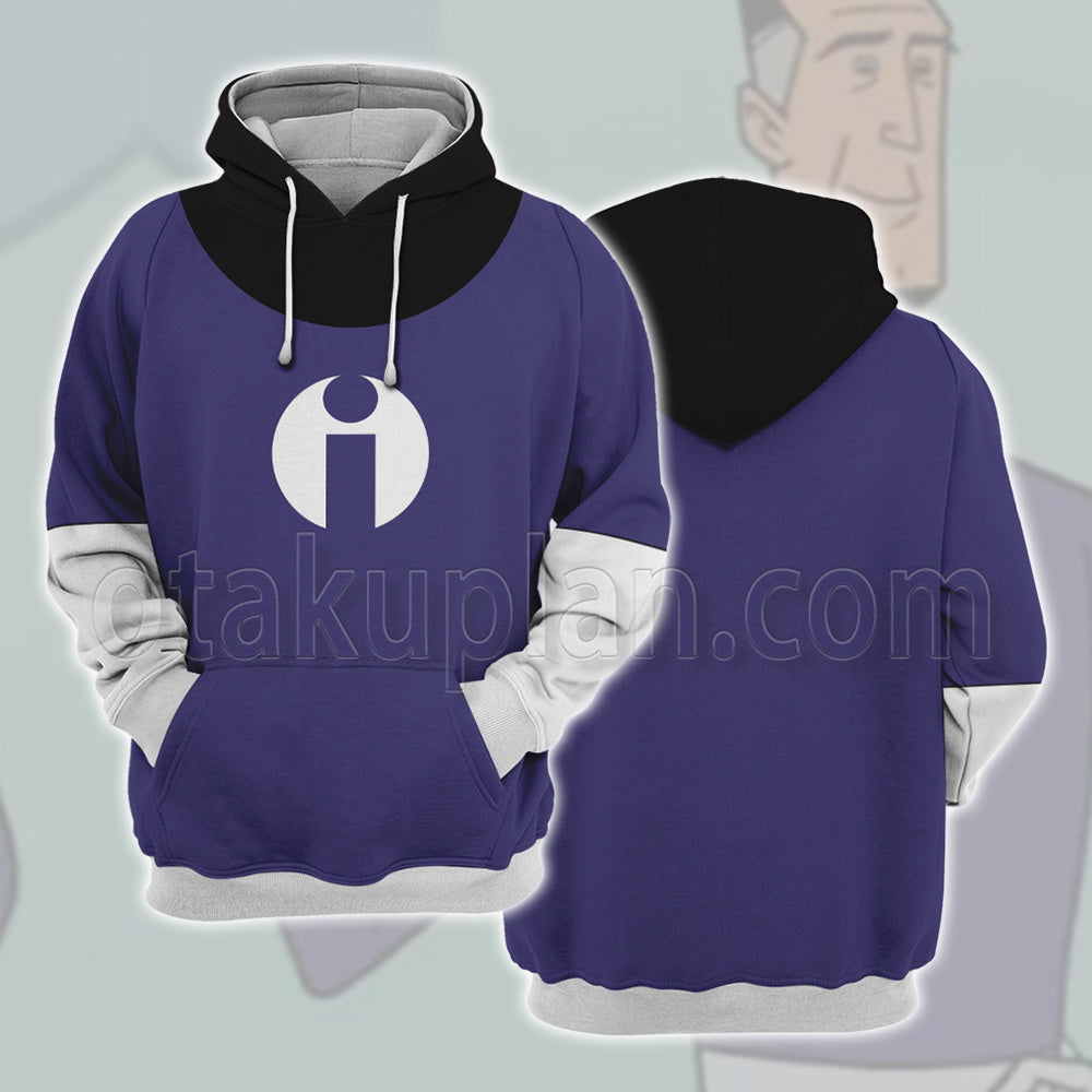 The Venture Bros Professor Impossible Commonly Seen Purple Suit Cosplay Hoodie