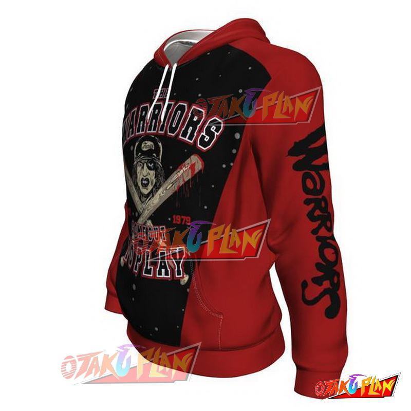 The Warriors All Over Print Pullover Hoodie V2