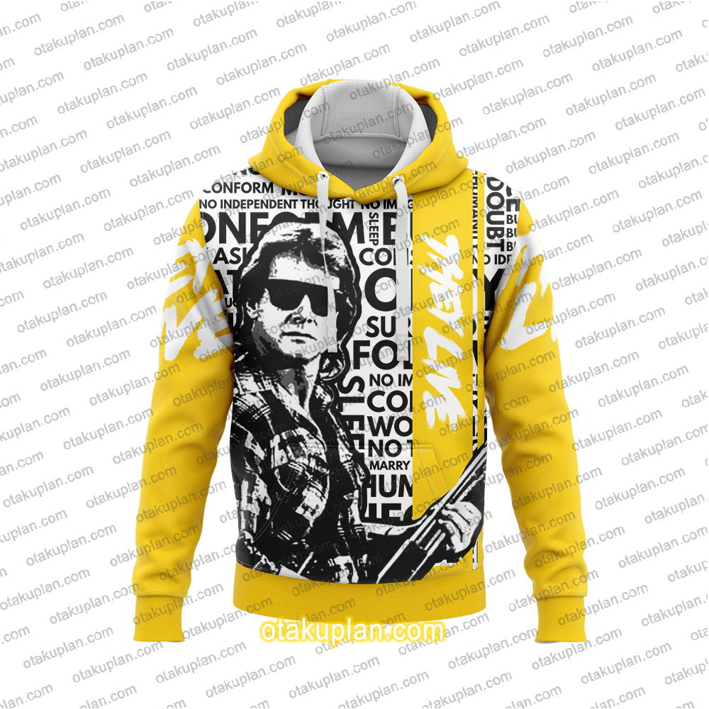 They Live Monogram Poster Hoodie