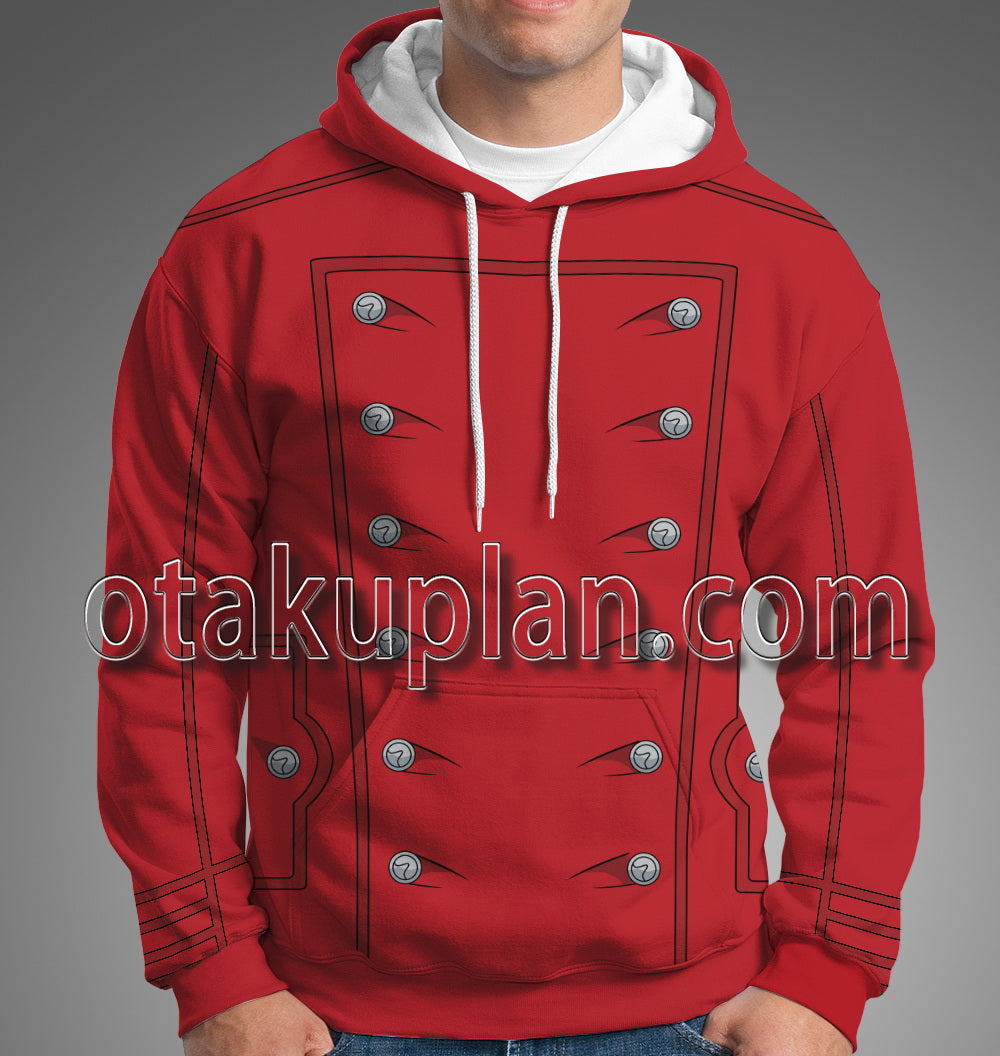Tokyo Revengers Daiju shiba red coat Cosplay Hoodie