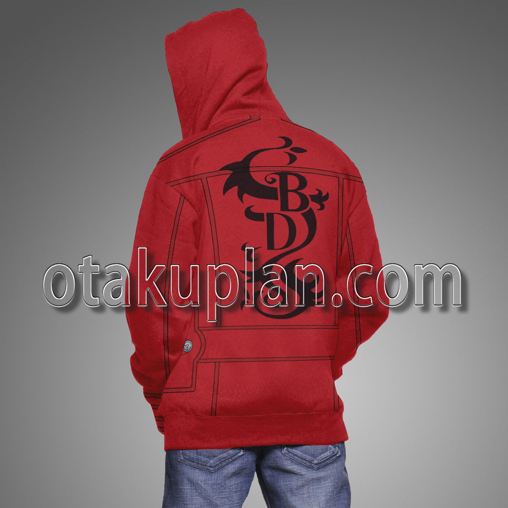 Tokyo Revengers Daiju shiba red coat Cosplay Hoodie