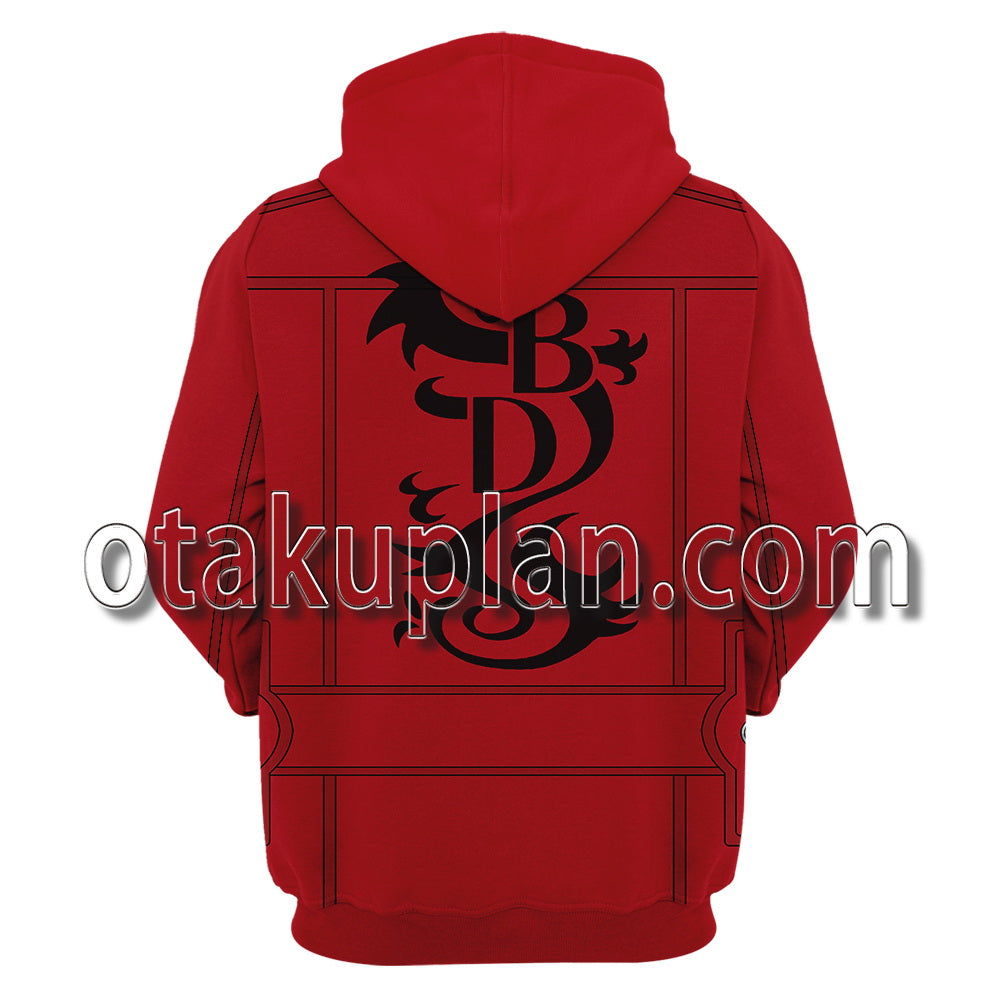 Tokyo Revengers Daiju shiba red coat Cosplay Hoodie