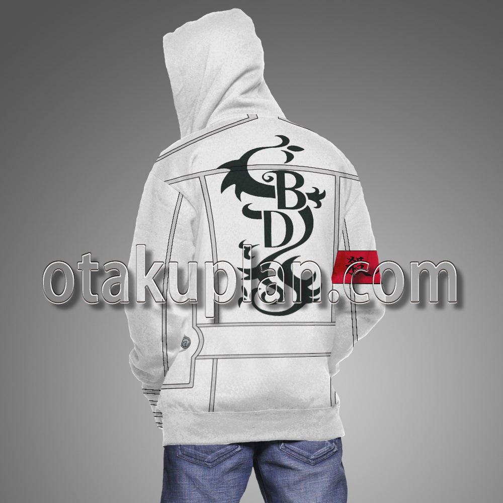 Tokyo Revengers Seishuu Inui white coat Cosplay Hoodie
