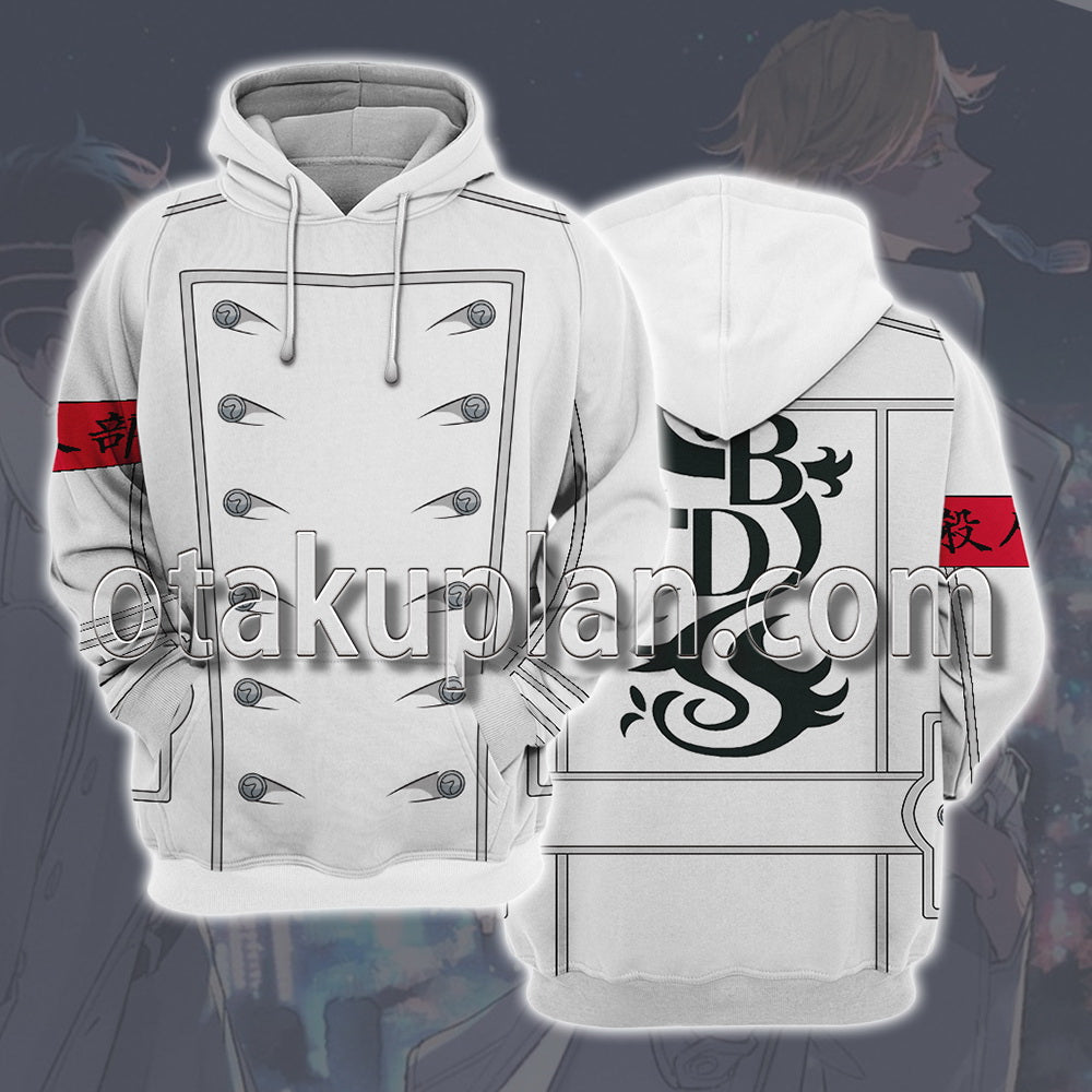 Tokyo Revengers Seishuu Inui white coat Cosplay Hoodie