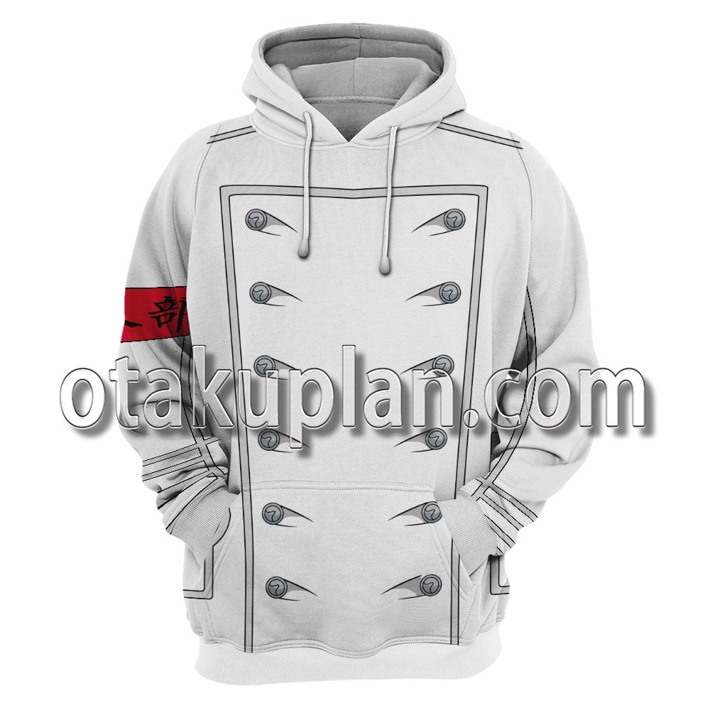 Tokyo Revengers Seishuu Inui white coat Cosplay Hoodie