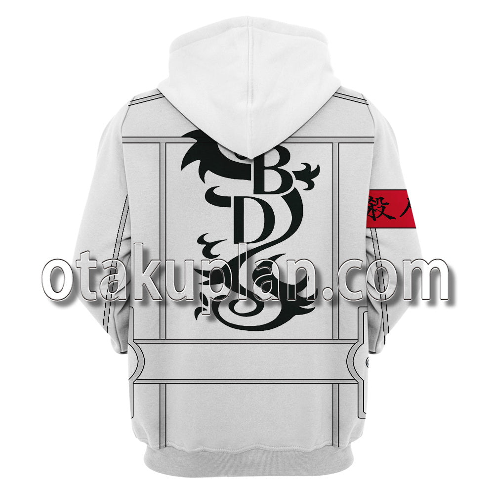 Tokyo Revengers Seishuu Inui white coat Cosplay Hoodie