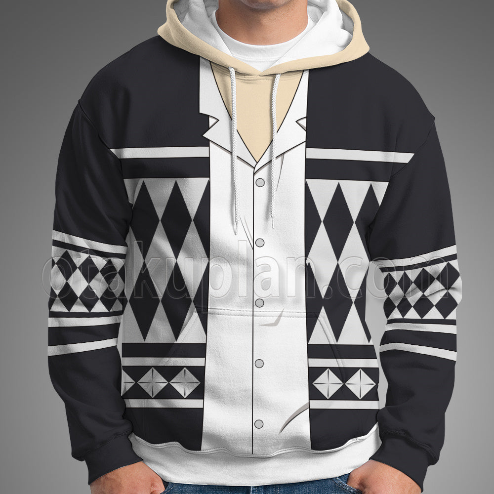 Tokyo Revengers Tenjiku Hen Ryuuguuji Ken Black Square Cosplay Hoodie