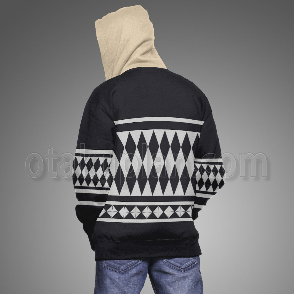 Tokyo Revengers Tenjiku Hen Ryuuguuji Ken Black Square Cosplay Hoodie