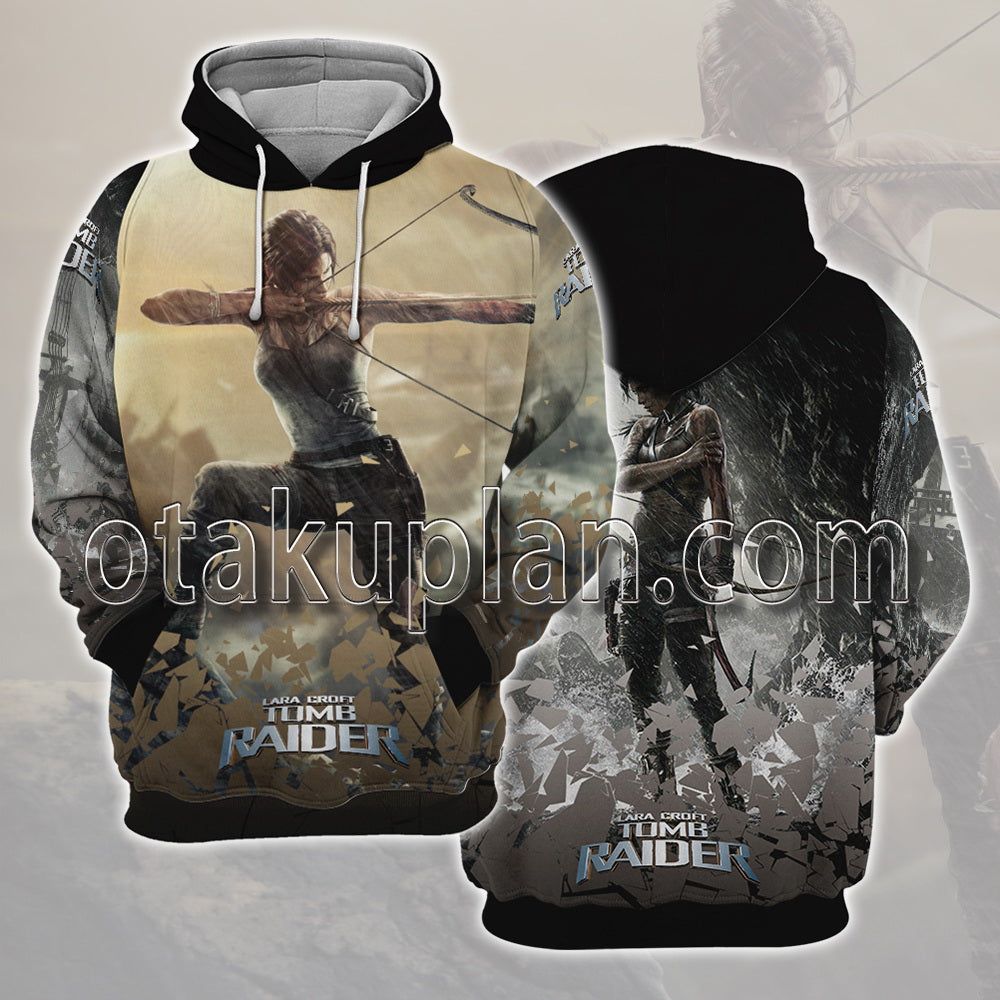 Tomb Raider Lara Croft Cosplay Hoodie