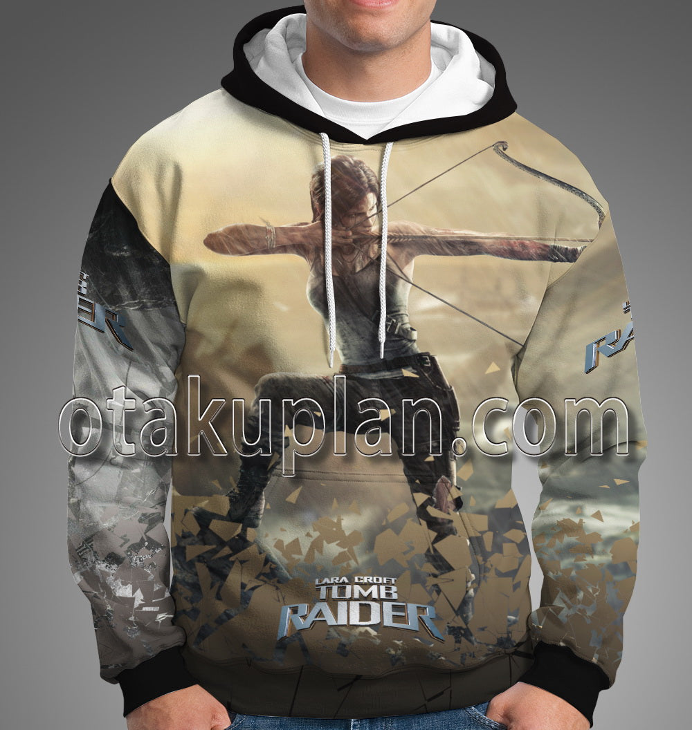 Tomb Raider Lara Croft Cosplay Hoodie