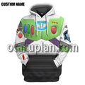 Toy Story Buzz Lightyear Space Ranger Cosplay Custom Name T-Shirt / Hoodie Pants