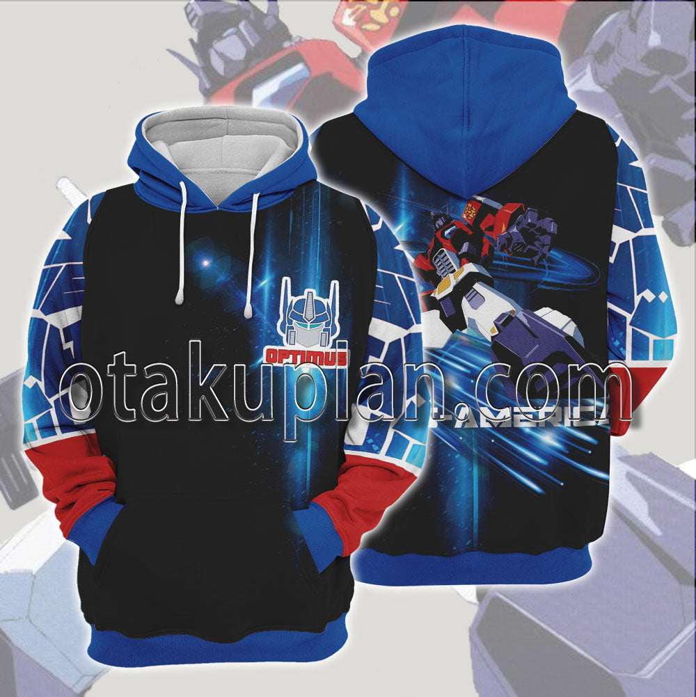 Transformers Optimus Trans-America Hoodie