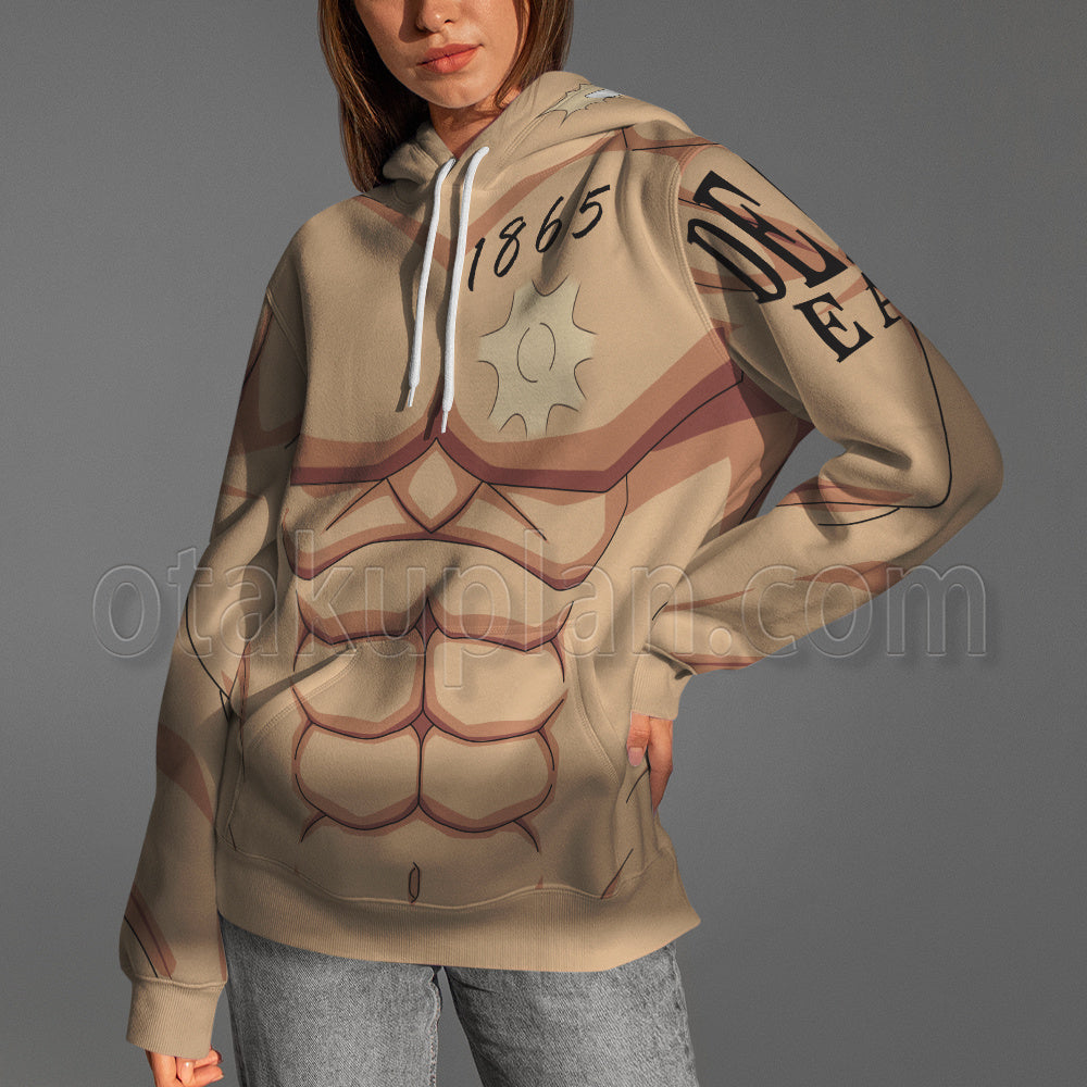 Undead Unluck Andy Muscle Dead End Tattoo Cosplay Hoodie