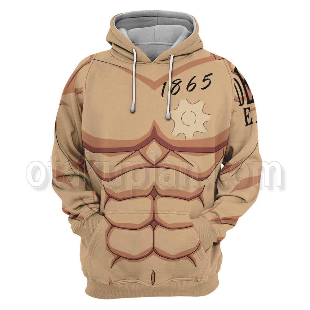 Undead Unluck Andy Muscle Dead End Tattoo Cosplay Hoodie