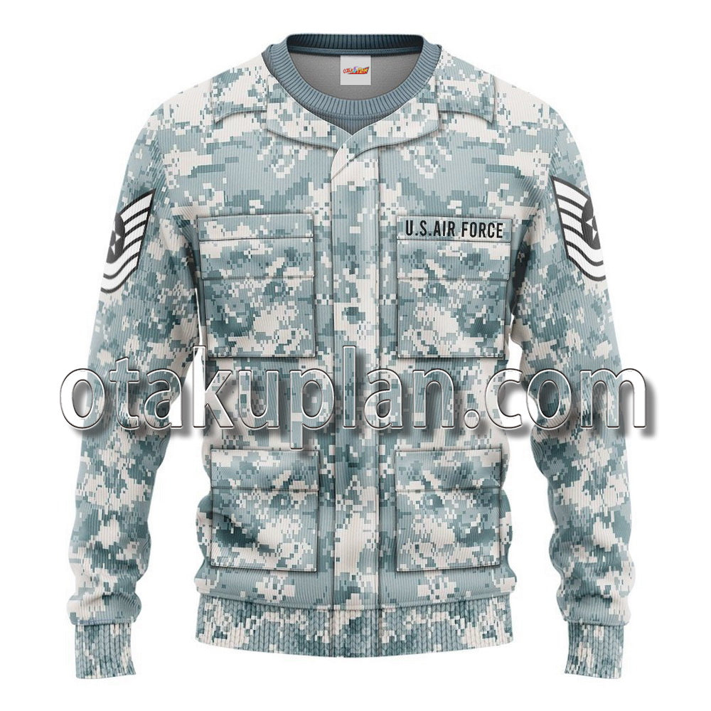 Us Airforce Airman Battle Uniform T-Shirt / Hoodie