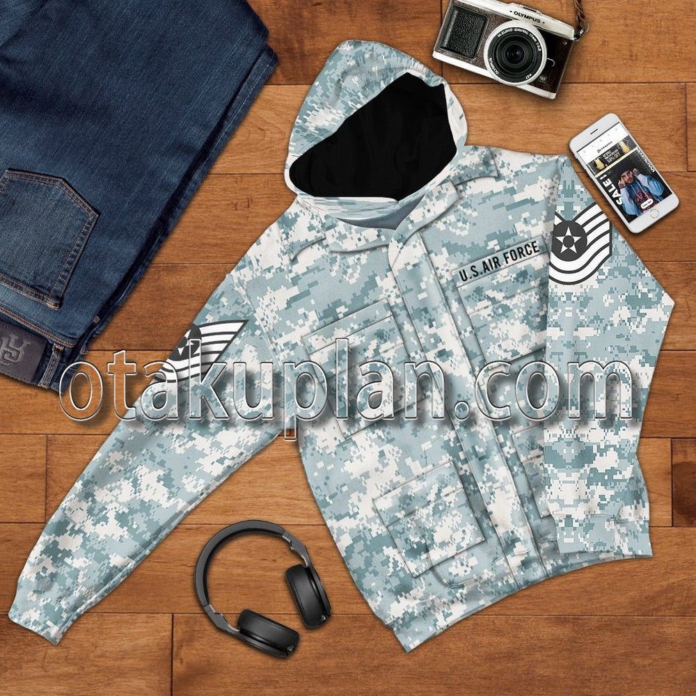 Us Airforce Airman Battle Uniform T-Shirt / Hoodie