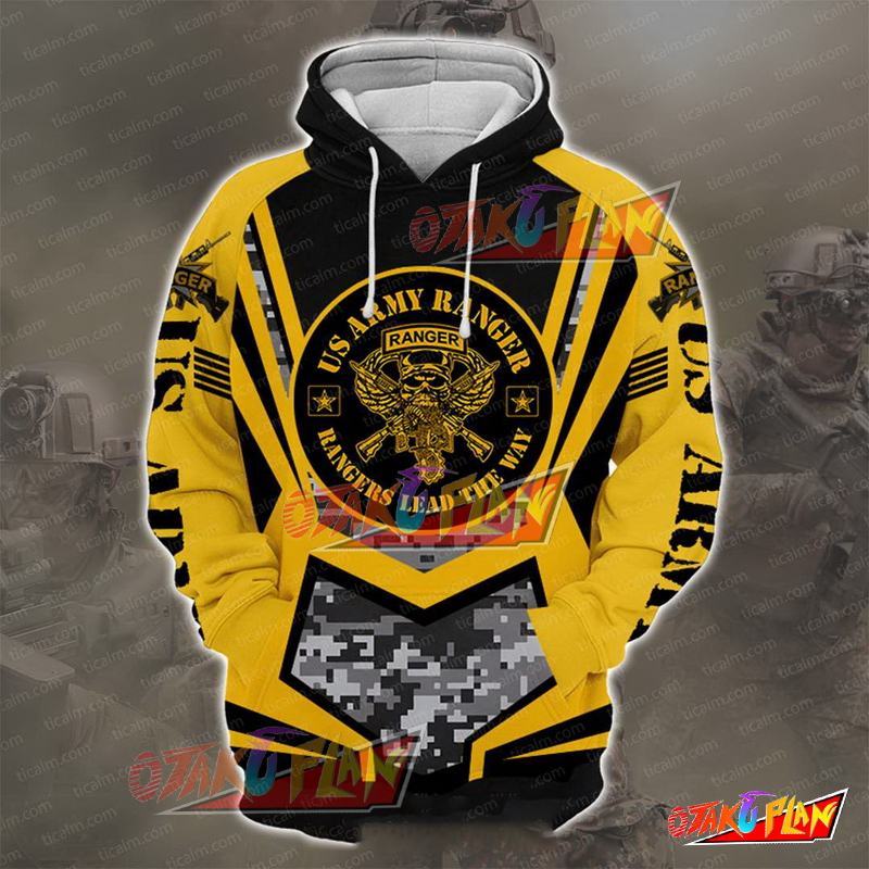 US Army Rangers Pullover Hoodie