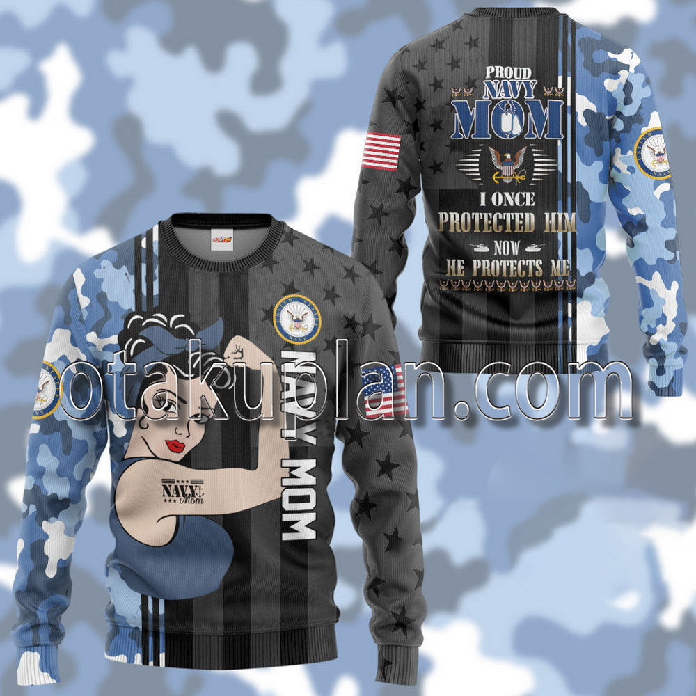 Us Navy Mom T-Shirt / Hoodie