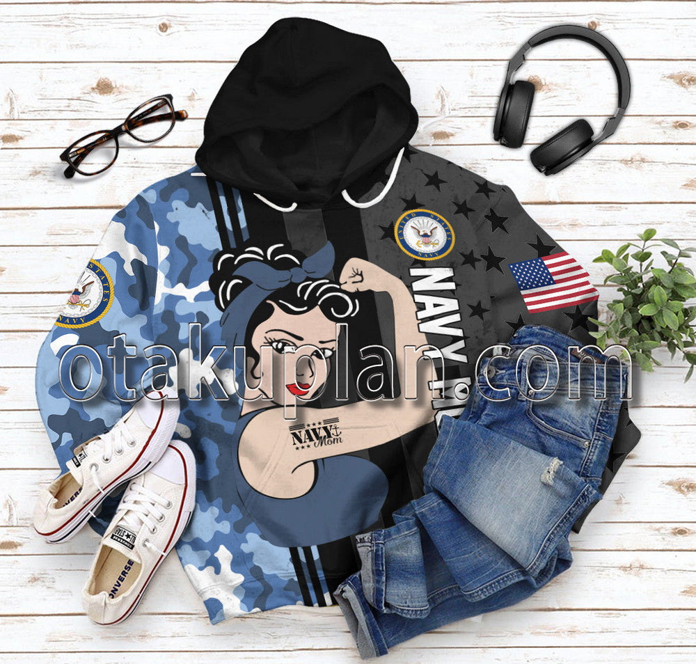 Us Navy Mom T-Shirt / Hoodie