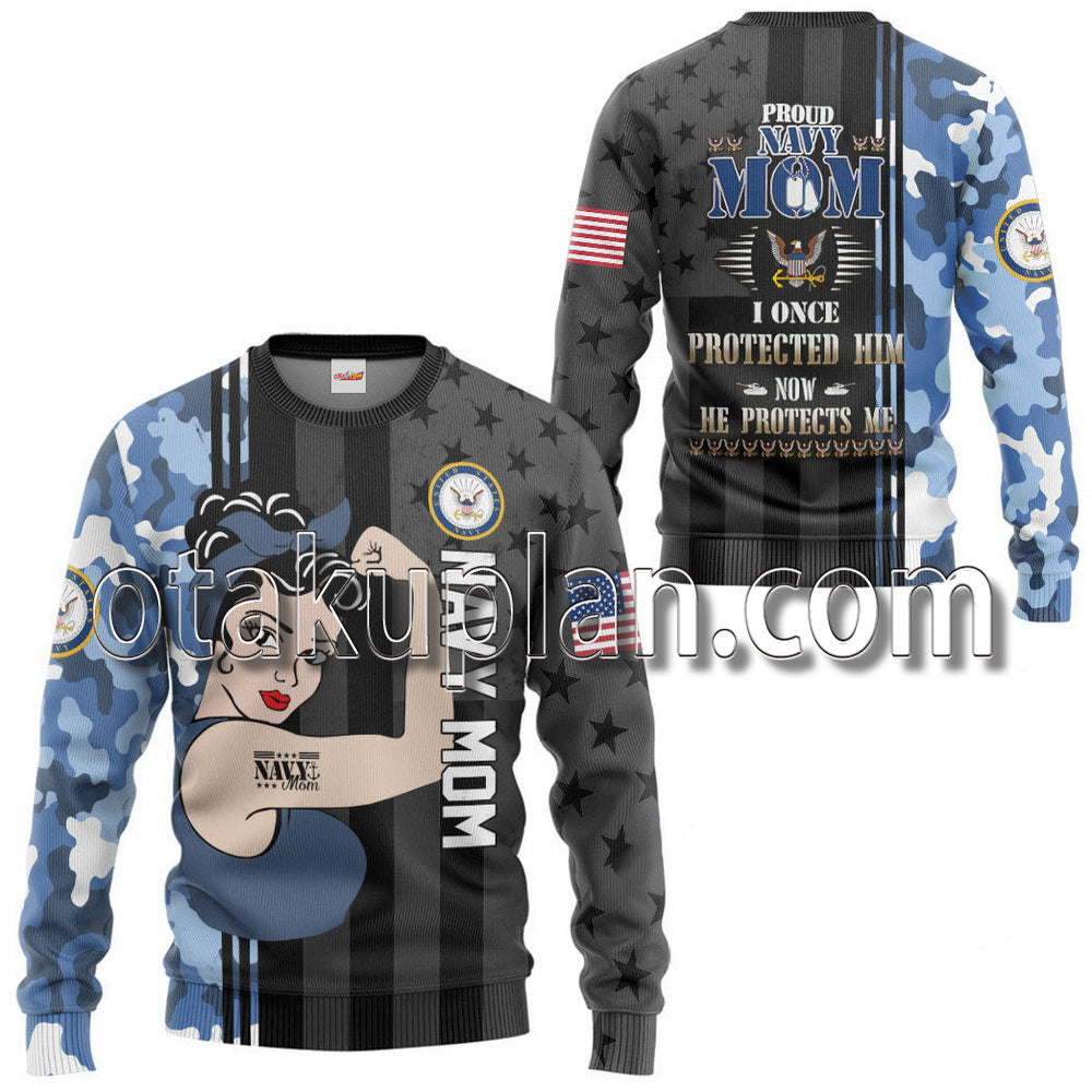 Us Navy Mom T-Shirt / Hoodie