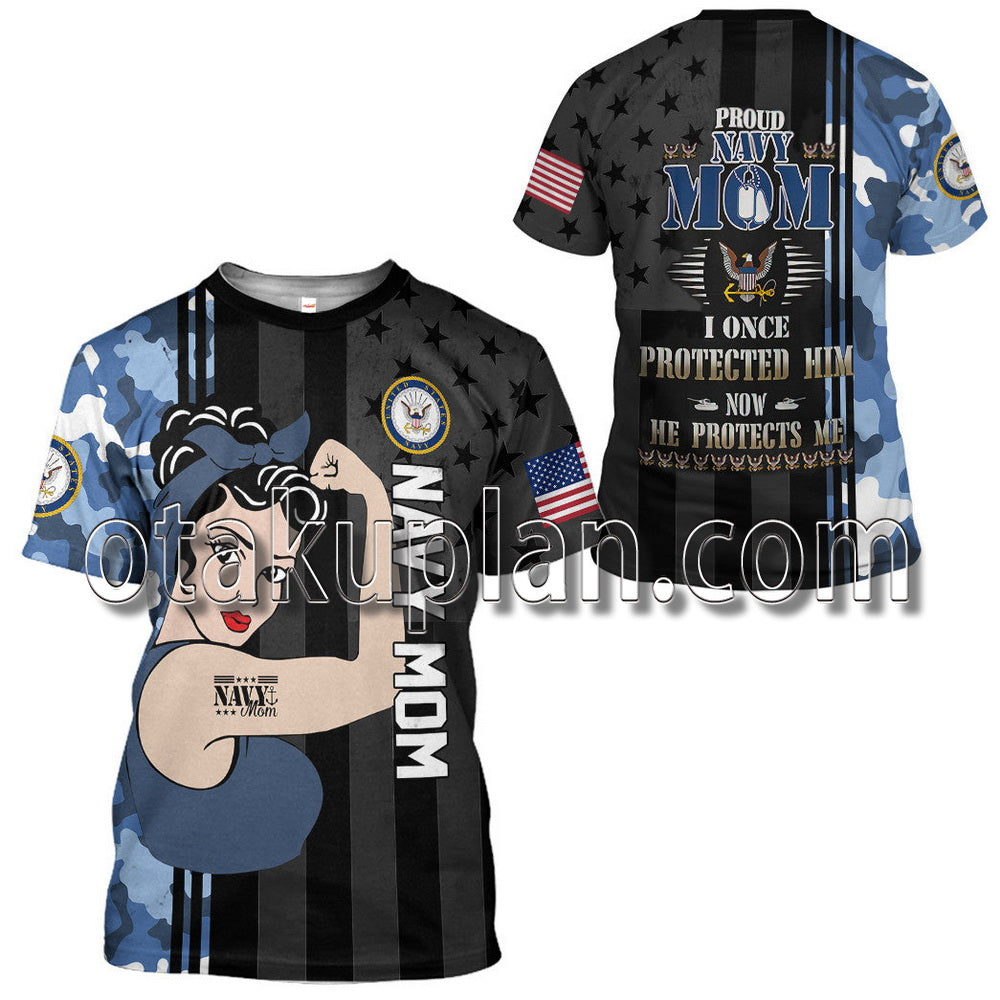 Us Navy Mom T-Shirt / Hoodie