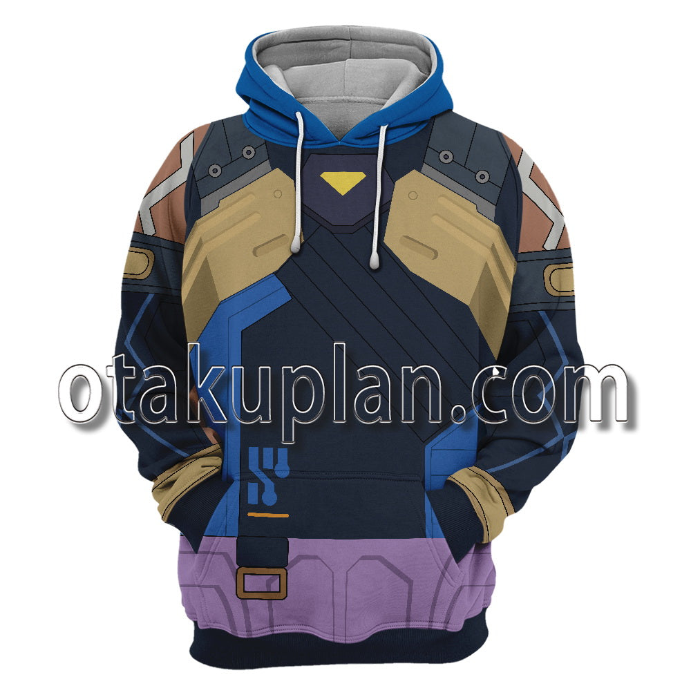 Valorant Neon Cosplay Hoodie