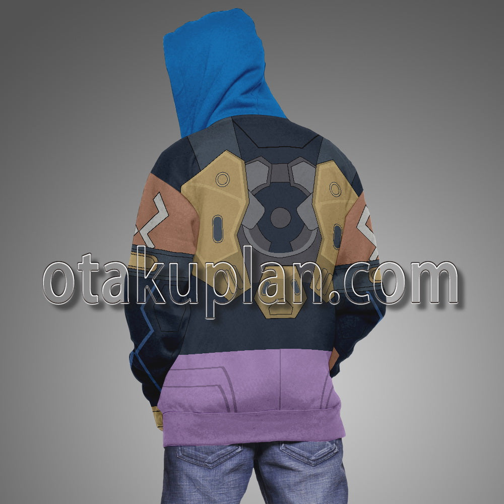 Valorant Neon Cosplay Hoodie