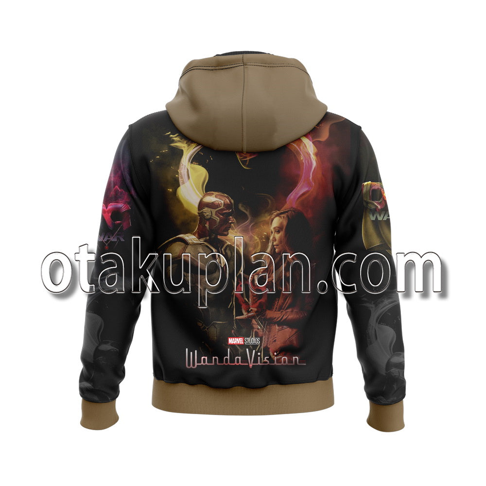 Wandavision Character Wallpaper Hoodie