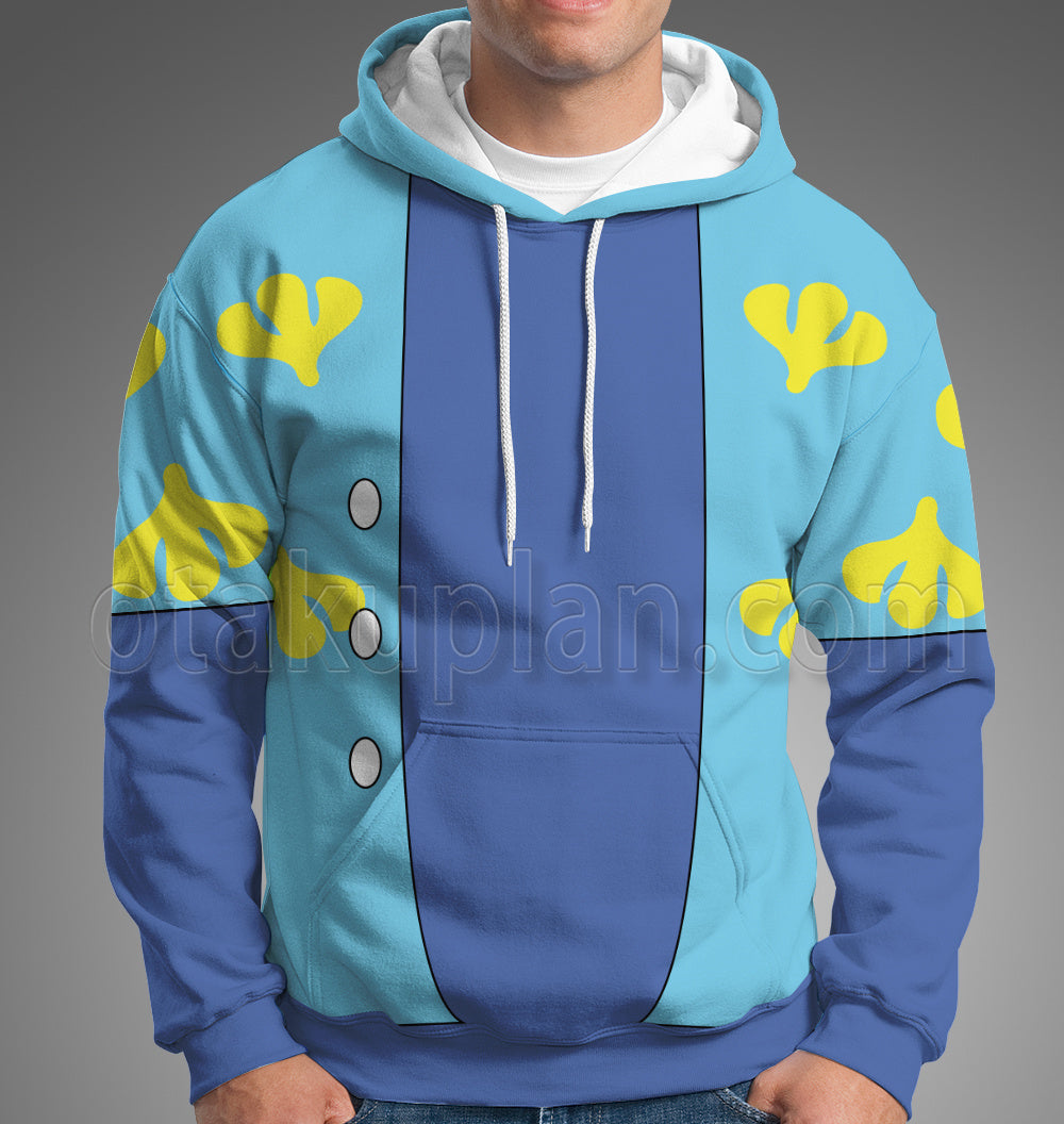 Warioware Gold Wario Coat Cosplay Hoodie