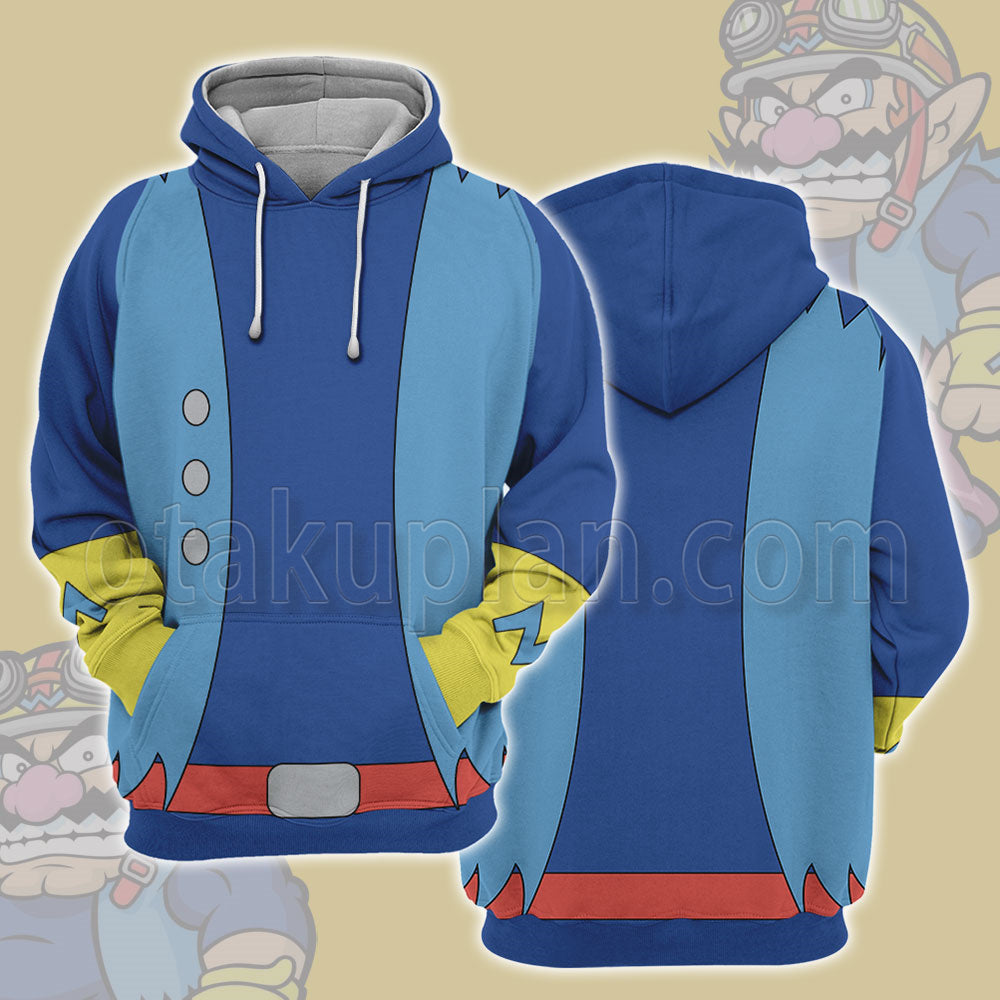 Warioware Gold Wario Cosplay Hoodie