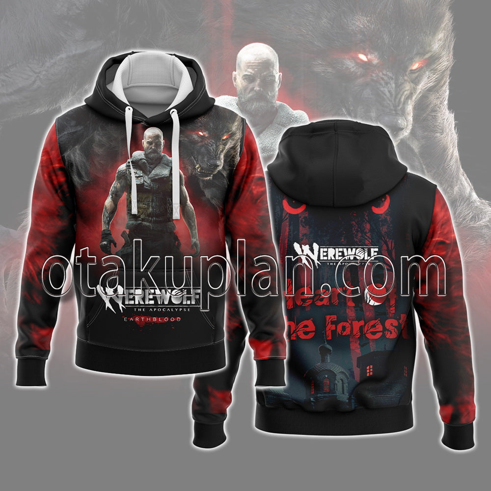 Werewolf The Apocalypse Earthblood Poster Hoodie